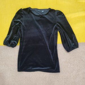 Halogen velvet top